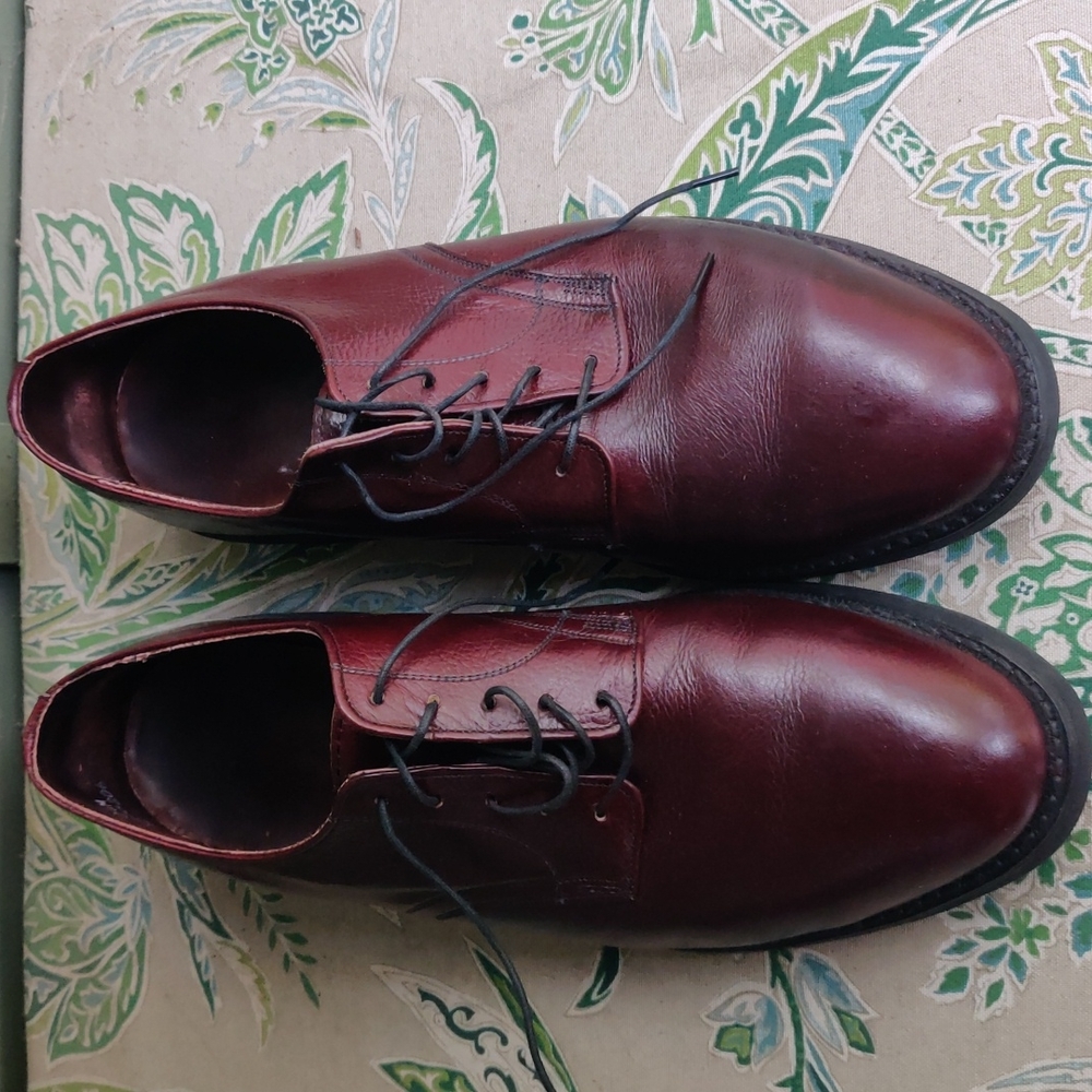 American Gentleman men's burgundy dress shoes